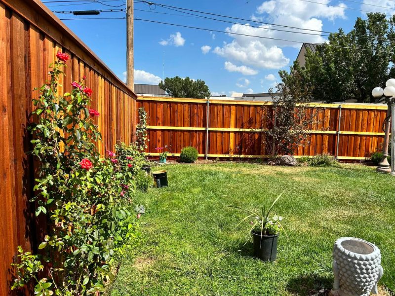 Redwood Fence in Methuen